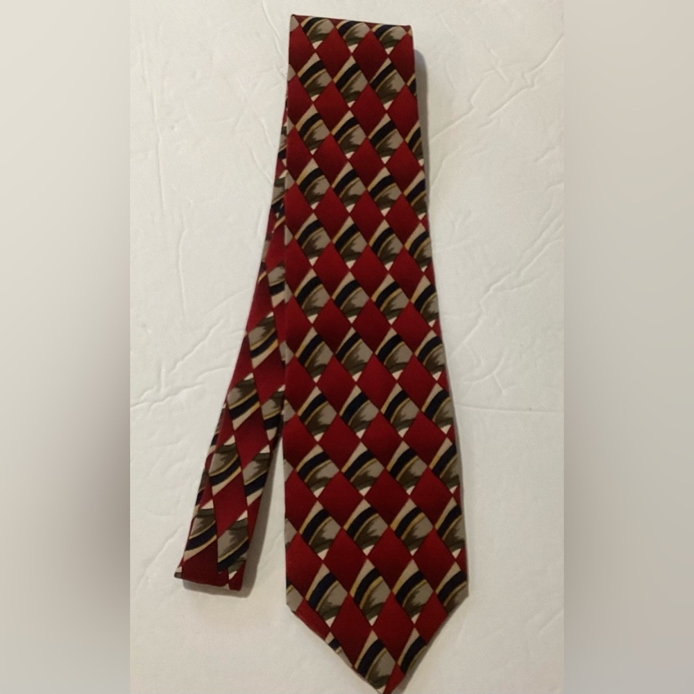 J. Garcia Abstract Diamond Design Tie